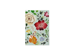 Decoração de Parede em Tela de Vidro com Flores, 80x4x120cm ALEXANDRA HOUSE LIVING