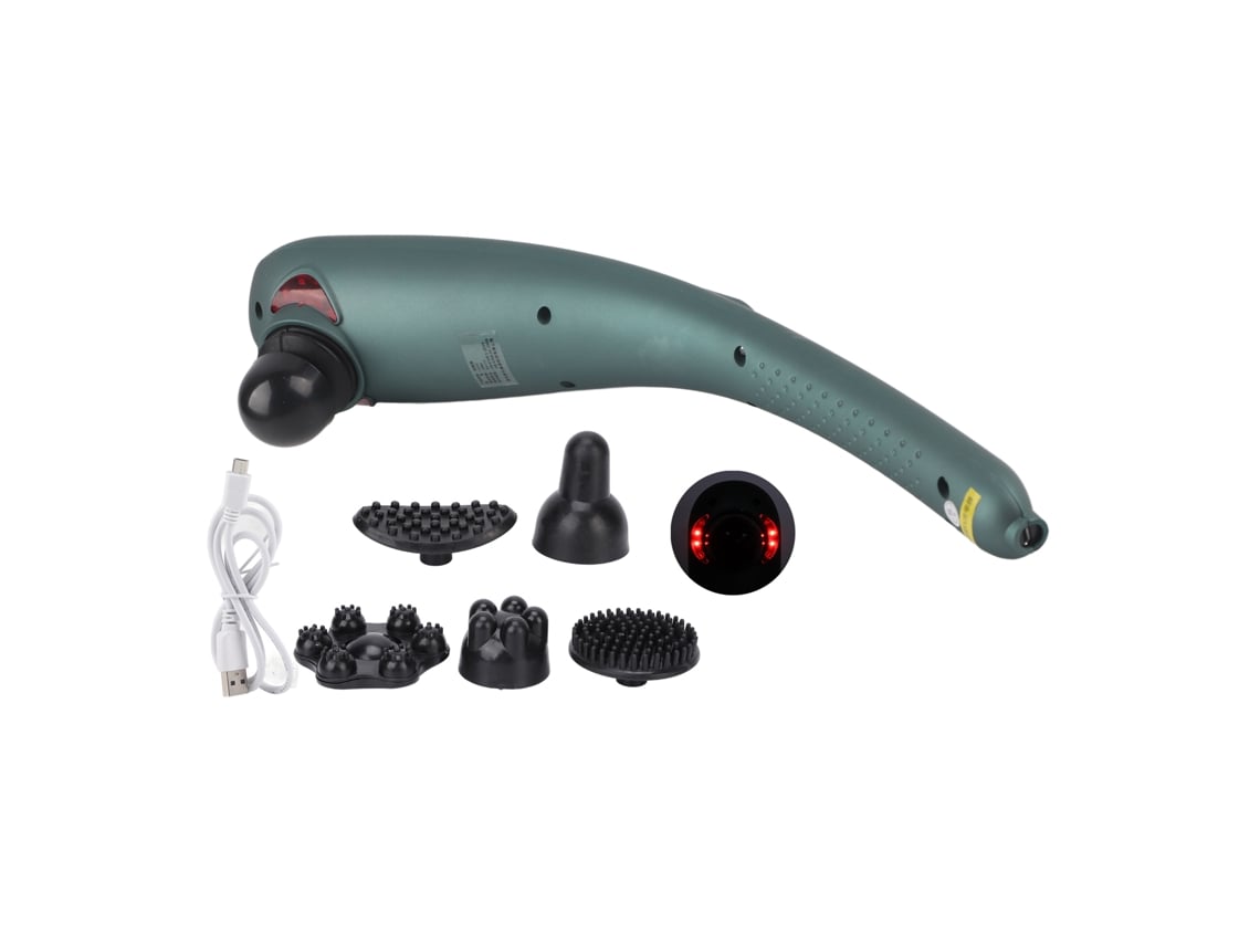 Massageador elétrico portátil por percussão para alívio da dor nos ombros e pescoço. Brilvibera