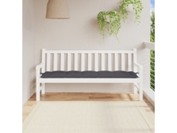 Vidaxl Almofadão P/ Banco De Jardim 180x50x7cm Tecido Oxford Antracite