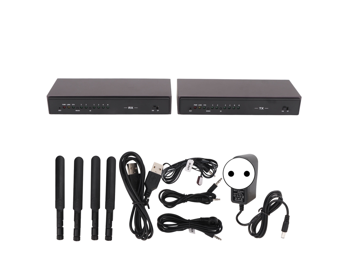 Transmissor E Receptor De Interface Multimídia Hd Sem Fio 1080p 60hz 656,2 Pés De Distância Hd Mini Projetor Extensor 100 240v Plugue Ue