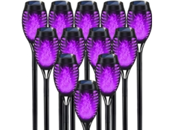 Kit com 12 Luminárias de Coração AQUAFORGE, jardim, caminhos