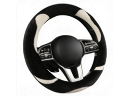 Capa Universal para Volante de Carro HENTEN HOME para Diâmetro de 38 Cm Quente e Respirável (preto)