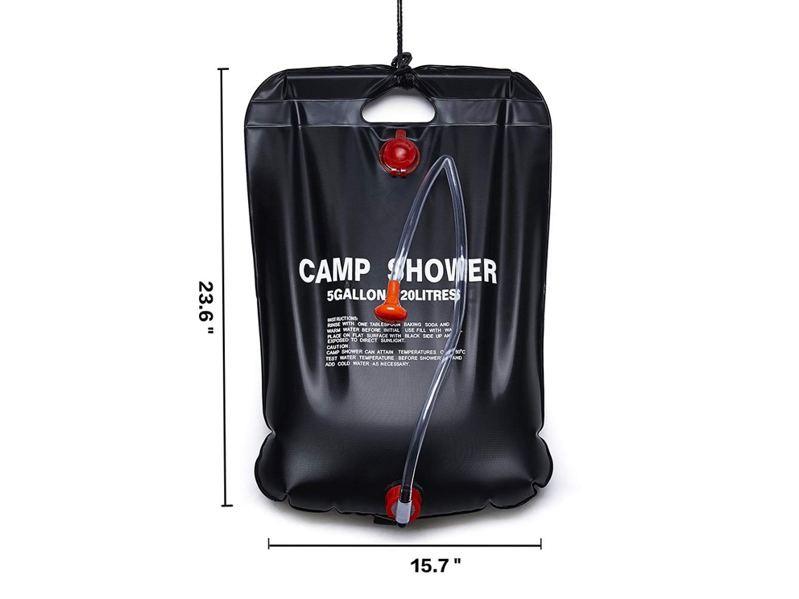 Bolsa de Chuveiro Solar Portátil 20l para Camping