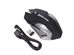 Mouse G859, 6 botões, 2400dpi, 7 cores, sem fio