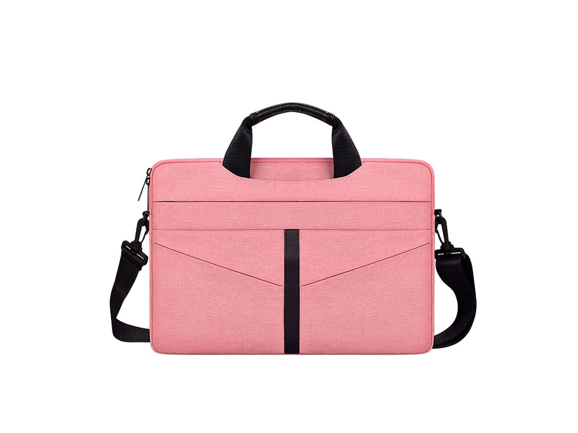 Bolsa Para Laptop Tipo Mochila De Ombro Para Laptops De 13 A 15,4 Polegadas - Rosa