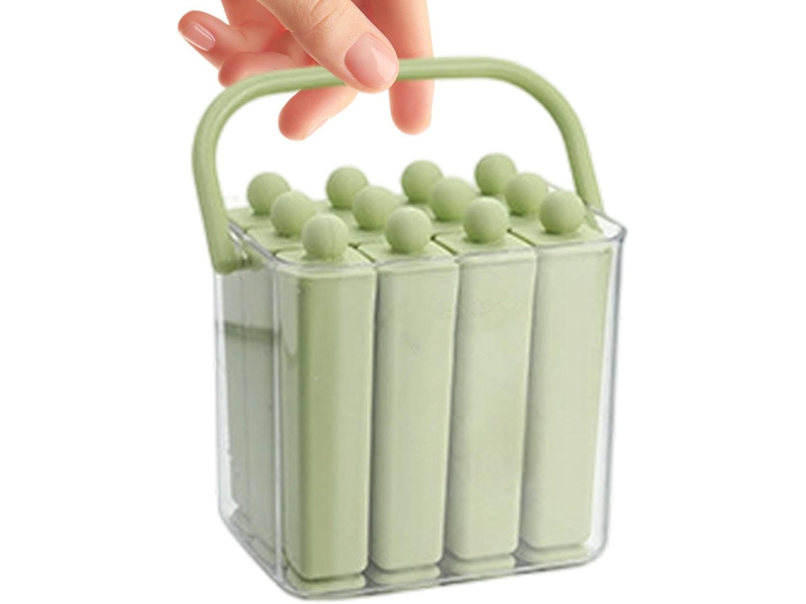 Forma De Gelo Longa, Palitos De Silicone Reutilizáveis