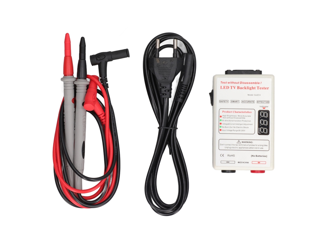 Medidor de EMF portátil YURU MK54, LCD, campo eletromagnético, alarme, temperatura