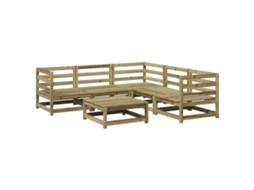 Garden Sofa Set, Garden Sofa Sets Vidaxl Marrom Madeira De Pinho Impregnada (n/a)