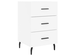 Maison Exclusive - Mesa De Cabeceira 40x40x66 Cm Derivados De Madeira Branco