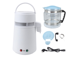 LAXISCREEDário de 4l, 750w, água destilada com botão duplo e desligamento automático para casa, beleza e laboratório, 220v Eu