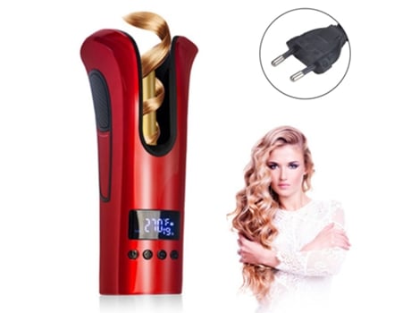 Modelador De Cabelo Portátil Com Display De Temperatura Lcd E Temporizador S/macra