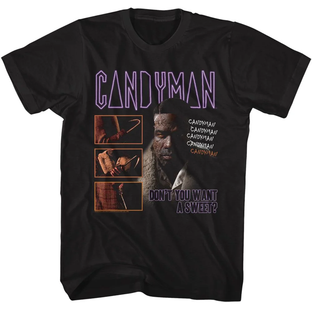 Rockinstone Candyman Neon Logo Black Adult T-shirt Size:s