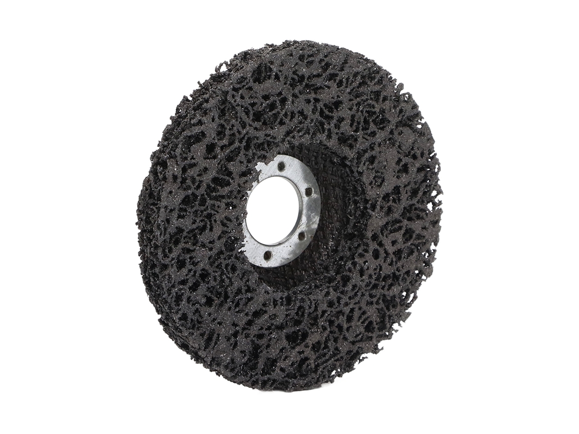 Rueda De Descapado De 4.5 Polegadas Negra Impermeável Resistente À Oxidação Baixo Ruído Disco Para Remoção De Pintura Aço Inoxidável