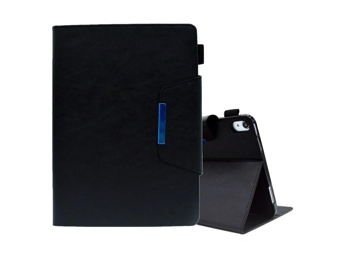 Capa de couro Webake com fecho magnético e textura cruzada para iPad Mini 2024/mini 6