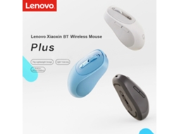 Aetheria mouse Sem Fio Bluetooth Lenovo Xiaoxin Plus Leve Ergonômico com Botão Mudo Carregamento Type c