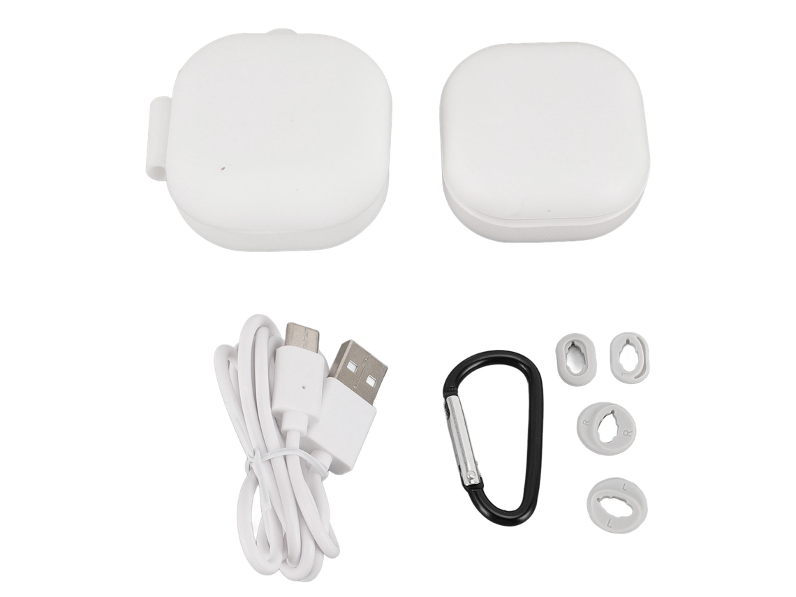 Estuche de Carga Bluetooth Mini 600 mAh para Galaxy Buds Live, Blanco | S/MARCA