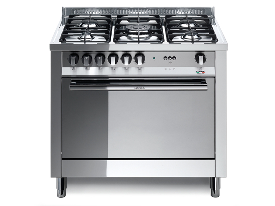 LOFRA Mg96Gv/C Cozinha Familiar Tipo Industrial Fogão a Gás de Aço Inoxidável A