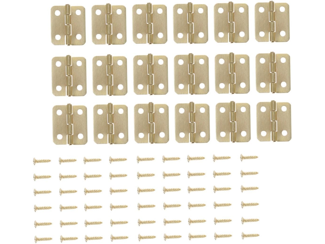 40 Peças Pequenas Mini De Ferro Para Caixas Madeira, Projetos Diy,