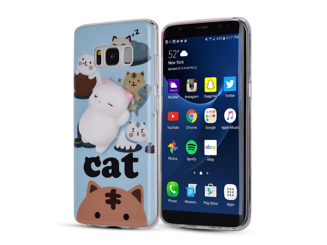Capa para Samsung S8, squishy anti estresse EOOCOO