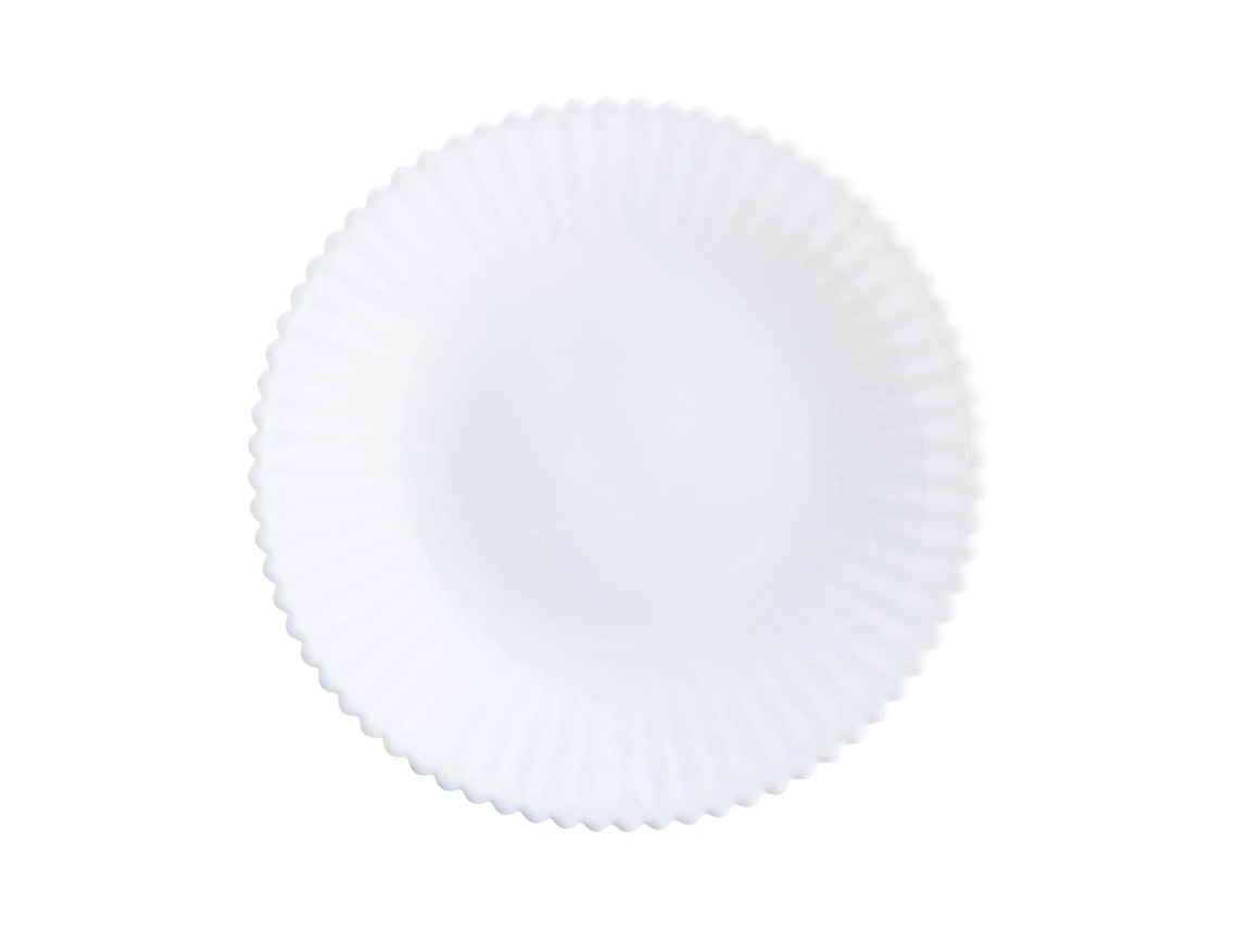 Conjunto 6 Pratos Sopa 23,5cm Bloom Branco