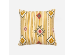 M/Rush Capa de Almofada de Algodão Impressa 45X45 Mostarda MEVAK LIVING