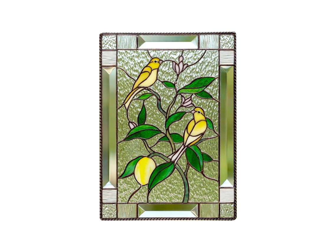 Painel De Vidro Decorativo Para Janela E Parede Suspensão