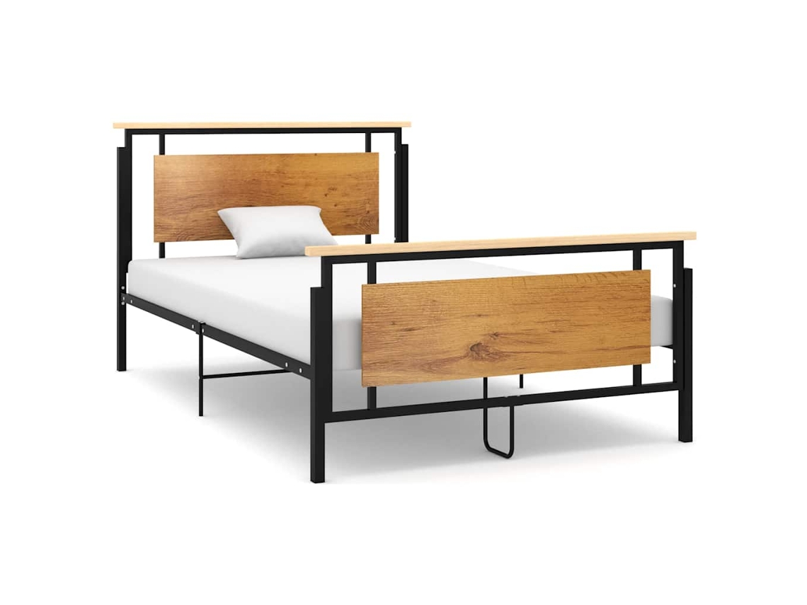 Vidaxl Estrutura De Cama 120x200 Cm Metal