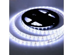 Fita Led, 12v, 6500k, Ip65, 300 Díodos, 5 M, Resistente À Água, Flexível, Para Decoração De Móveis, Televisão, Prateleiras E Ambientes Internos
