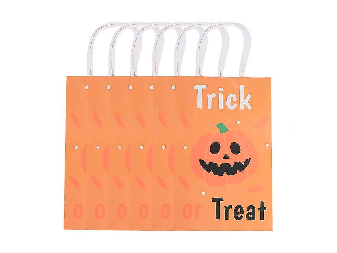 6 Unidades De Saco De Papel De Halloween Para Decorações De Halloween Allinless