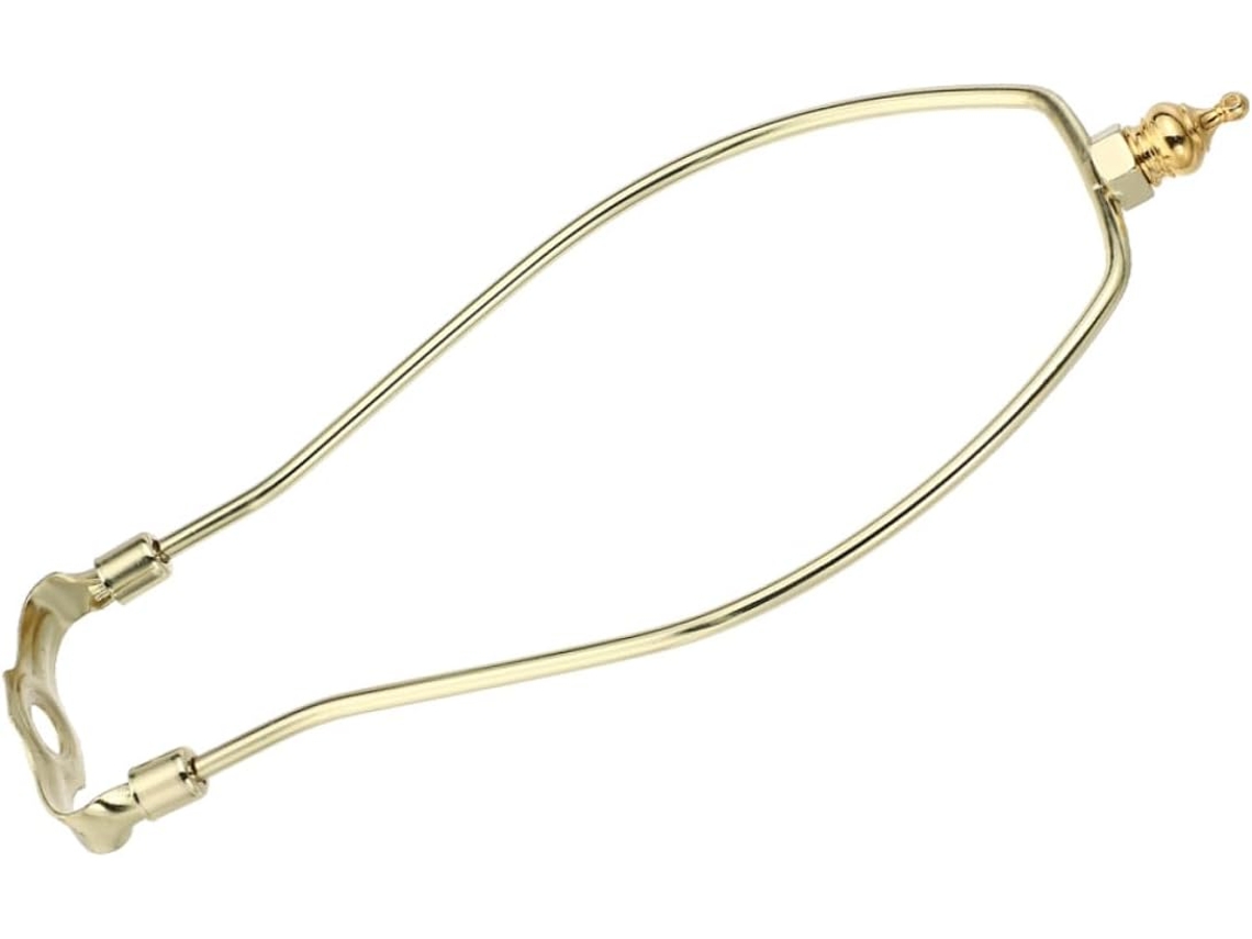 Suporte De Abajur Ajustável De Metal De 7 Polegadas, Estrutura Cromada Em Formato De Chifre, Acessór Gokoco