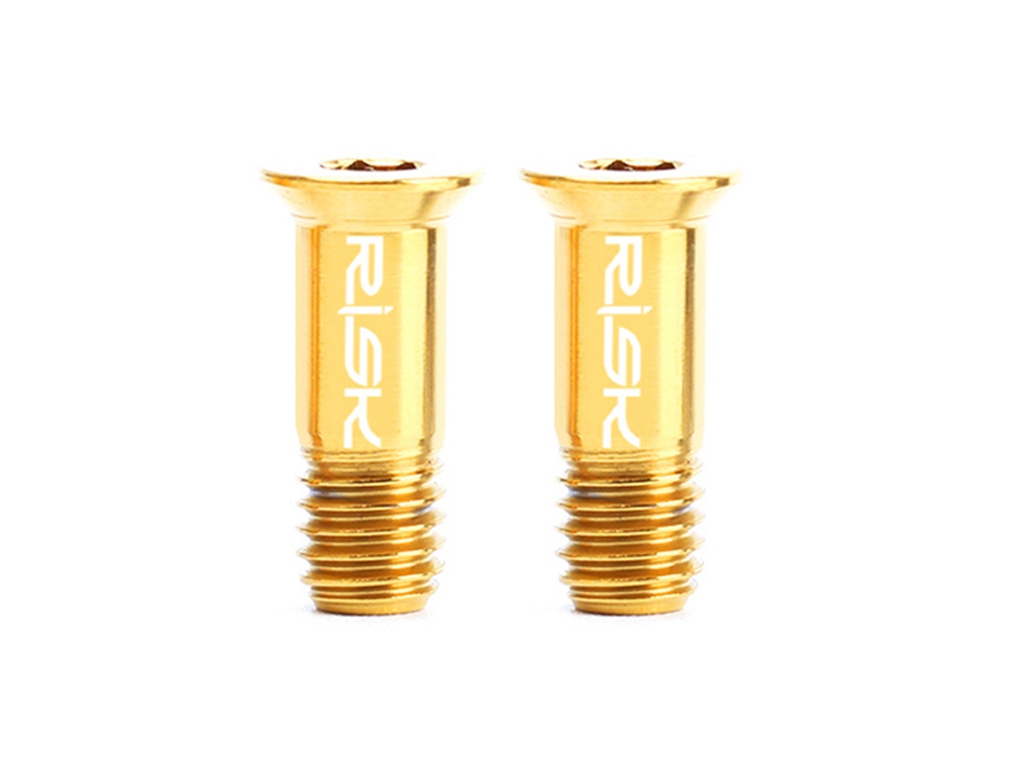 Parafusos de roda de câmbio Business em liga de titânio, M5x14.2mm, para bicicleta S/MARCA