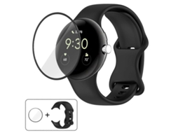 Pulseira De Silicone Com Fecho Borboleta E Película Curva 3d.