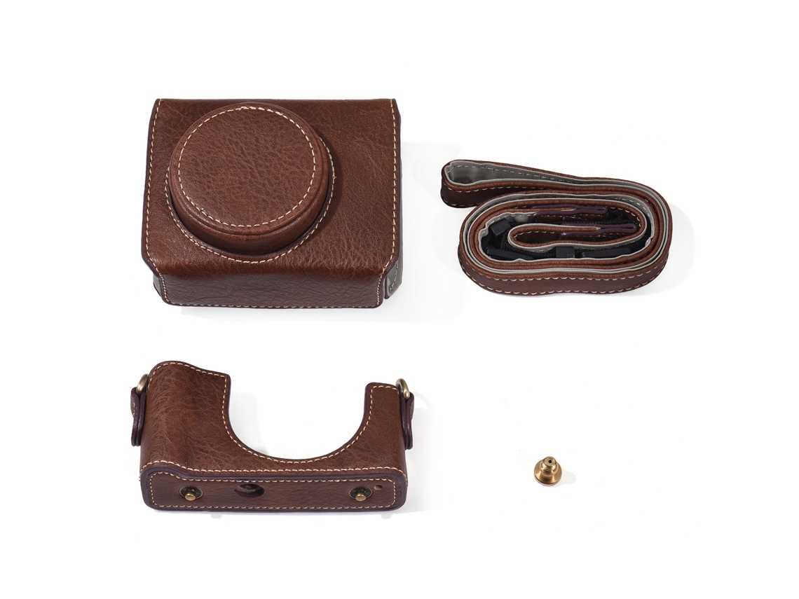 Portable Camera Case Synthetic Leather Camera Carry Bag With Shoulder Strap Replacement For Sony Zv1 Zv 1 Camera LAXISCREED