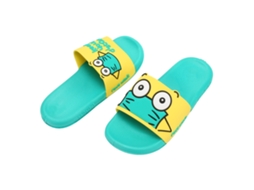 Chinelos Para Mulheres Pvc Antiderrapante Macio Respirável Bonito Chuveiro Sapatos Sandálias De Banheiro Para Interior Casa Praia Verde 36/37