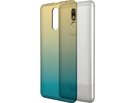 Capa Semirrígida para Echo Fusion ECHO Pele Sintética Textura Macia Azul
