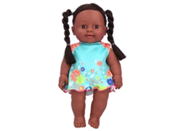 Primerox boneca Africana Negra Lifelike Bonita 30cm Brinquedo de Role Play para Crianças Presente