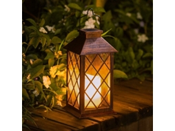 Luminária Solar AQUAFORGE com 3 Leds, à prova d'água, para jardim e pátio com instalação simples