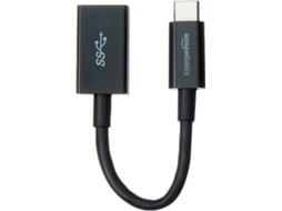 Cabo de Dados AMAZON (USB-C - USB A - Preto)