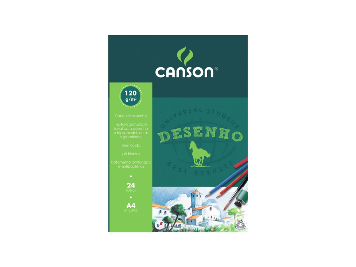 Bloco De Desenho A4 Canson