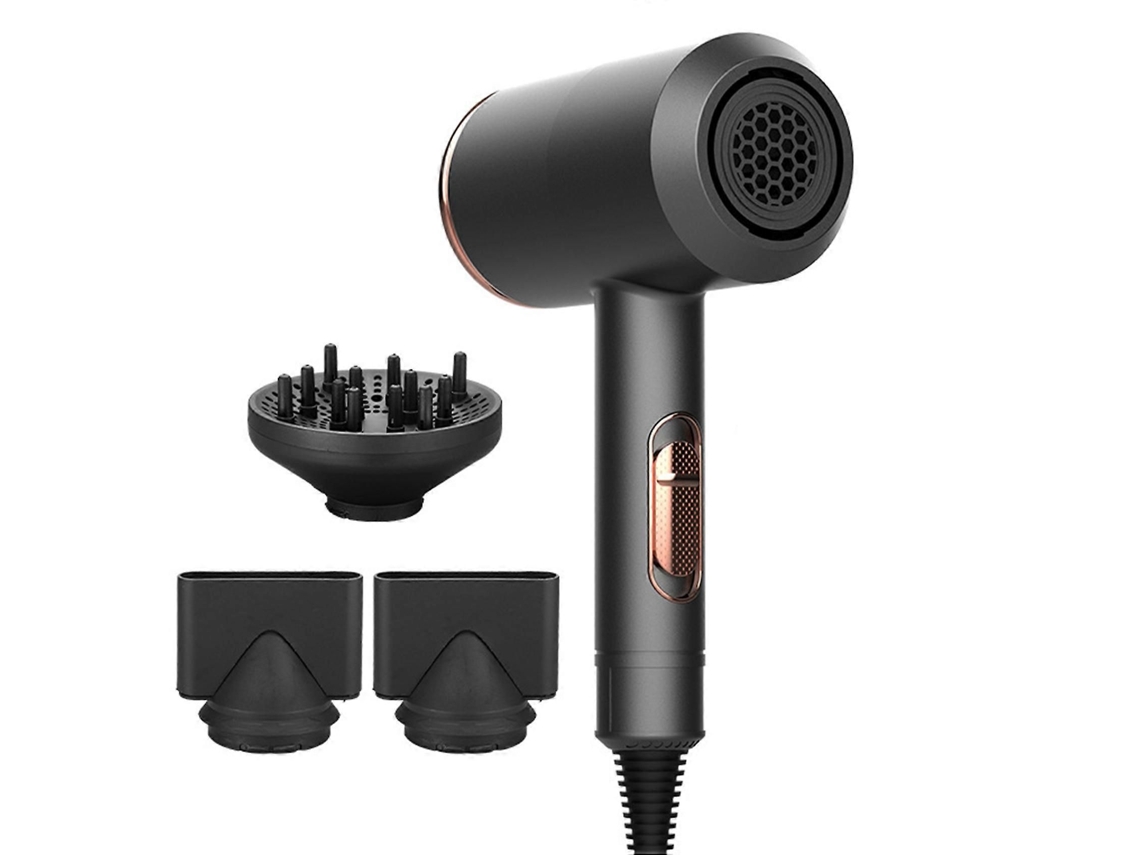 Secador de Cabelo com Difusor, Tecnologia Iônica Negativa, 5 Velocidades de Ar Ajustáveis, Plugue Padrão Americano. TAISHENGDA