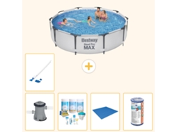 Bestway Piscina Bestway Steel Pro Max Redonda - 305x76 Cm - 6-peças S22137