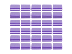 30 Peças Mini Lixa Para Unhas Profissional Portátil Bloco De Lixamento De Unhas Ferramenta De Manicure Roxo