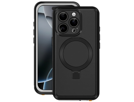 Redpepper Capa Para Iphone 16 Pro Magsafe Totalmente À Prova Dágua Ip68 Preto