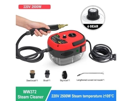 Limpador a Vapor Doméstico de 2500 W Desinfecção de Alta Pressão Ar Condicionado de Cozinha Limpador de Exaustor Red-Eu-220V RNCYN