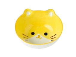 Pote de Arroz Infantil em Cerâmica com Forma de Animal Cartoon, Fofo para Sopa, Cereal, Sorvete, Gato