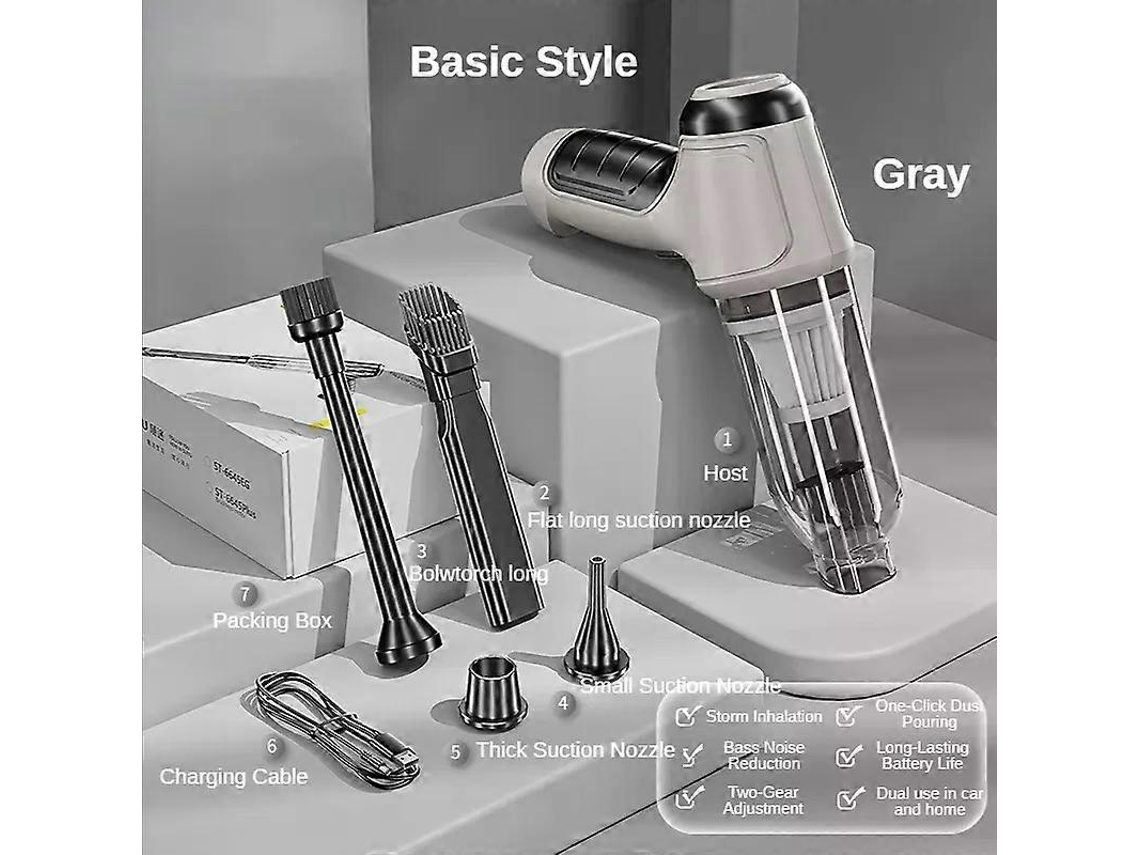 Aspirador De Pó Sem Fio Para Carro 9000pa Portátil, Mini Aspirador De Pó Sem Fio Para Carro, Casa, Mesa, Limpeza De Teclado Aquaforge