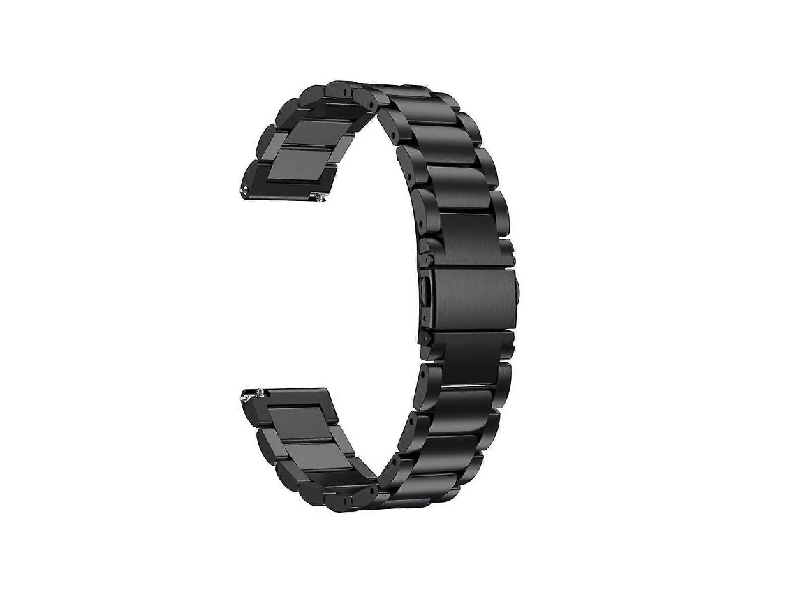 Pulseira De Aço Inoxidável Para Relógio Inteligente, Pulseira De Substituição Com Strass Para Relógio Esportivo Olysi Shop (preto)