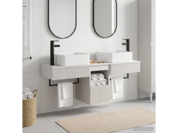 Vidaxl Conjunto De Armários Para Banheiro 3 Unid. Branco