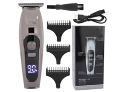 2026 tijeras Eléctricas Profesionales para Corte de Cabello Con Pantalla Lcd, Recargables Y Inalámbricas, Cortapelos Hombre