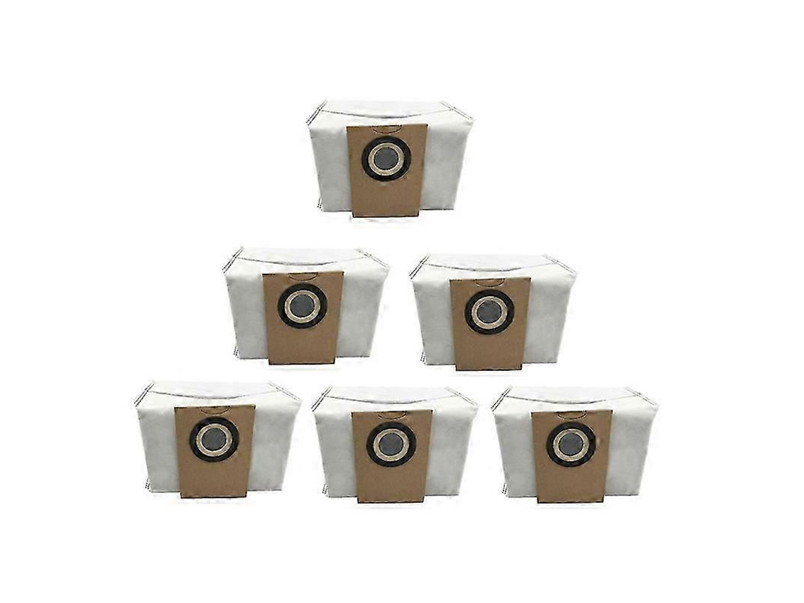 Conjunto de 6 Sacos de Pó para Aspirador Robô Viomi Alpha2 Pro - Peças de Reposição para Coletor de Lixo | S/BRAND